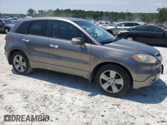 2008 Acura RDX Technology with VIN 5J8TB18548A000877, listed as a Copart auction lot 62715175 with 254,589 mi miles and Salvage title. Bid and sale history available at DreamBid. Image 4.