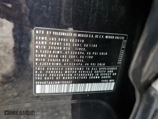 2022 Volkswagen Tiguan SEL R-Line with VIN 3VV4B7AX2NM159947, listed as a Copart auction lot 45084835 with 45,598 mi miles and Salvage Title. Bid and sale history available at carsss.com. Image 15.