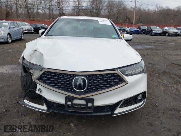 2019 Acura TLX w/A-Spec Pkg with VIN 19UUB1F61KA002075, listed as a IAAI auction lot 40991938 with 49,402 mi miles. Bid and sale history available at carsss.com. Image 12.