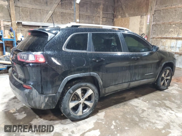 2020 Jeep Cherokee Limited with VIN 1C4PJMDN8LD507072, listed as a Copart auction lot 49351385 with 107,620 mi miles and Clean Title. Bid and sale history available at carsss.com. Image 3.