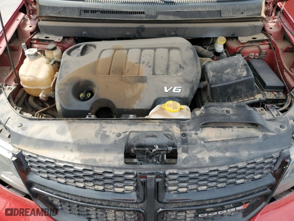 2019 Dodge Journey Crossroad with VIN 3C4PDCGG4KT763457, listed as a Copart auction lot 48412005 with 123,222 mi miles and Clean Title. Bid and sale history available at carsss.com. Image 12.