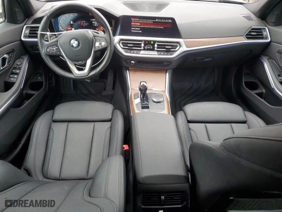 2021 BMW 3 Series 330i xDrive with VIN 3MW5R7J0XM8B60382, listed as a Copart auction lot 82113014 with 54,597 mi miles and Salvage Title. Bid and sale history available at carsss.com. Image 8.