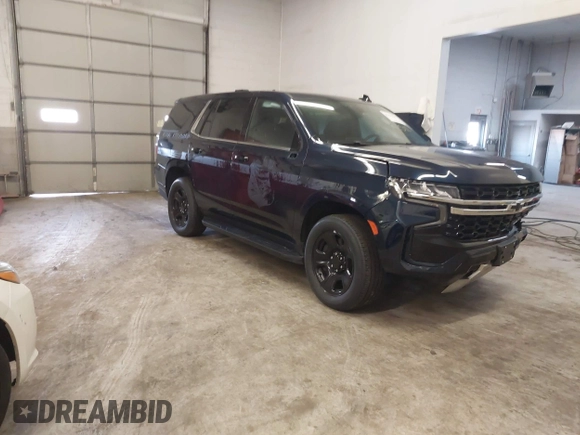 2023 Chevrolet Tahoe Commercial with VIN 1GNSCLED8PR211103, listed as a IAAI auction lot 41475687 with 16,445 mi miles and . Bid and sale history available at DreamBid. Image 1.