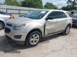 2016 Chevrolet Equinox LS with VIN 2GNALBEK0G1133297, listed as a IAAI auction lot 42032819 with 186,481 mi miles and . Bid and sale history available at carsss.com. Image 2.