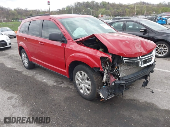 2020 Dodge Journey SE Value with VIN 3C4PDCAB4LT274345, listed as a IAAI auction lot 41945335 with 52,686 mi miles and . Bid and sale history available at carsss.com. Image 1.