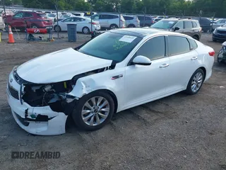 2016 Kia Optima EX with VIN 5XXGU4L38GG091950, listed as a IAAI auction lot 42440645 with 65,356 mi miles and . Bid and sale history available at DreamBid. Image 17.