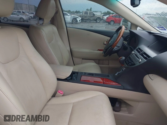 2010 Lexus RX 350 with VIN JTJZK1BA5A2001144, listed as a IAAI auction lot 42354652 with 99,858 mi miles and . Bid and sale history available at DreamBid. Image 5.