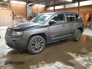 2017 Jeep Compass Sport with VIN 1C4NJCBB4HD119614, listed as a Copart auction lot 50194175 with 124,084 mi miles and Clean Title. Bid and sale history available at carsss.com. Image 1.