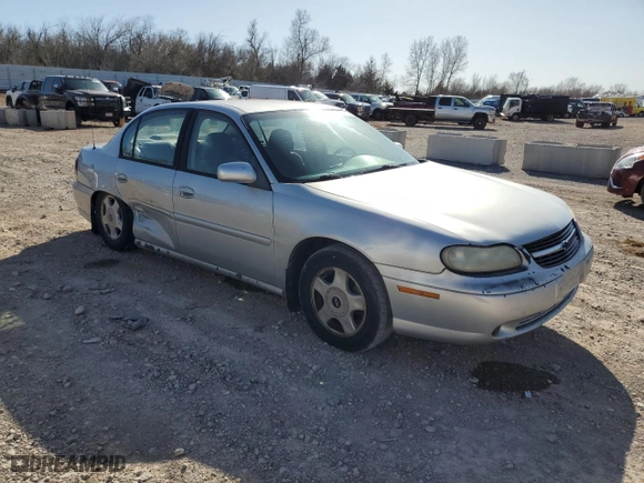 2001 Chevrolet Malibu LS with VIN 1G1NE52J016167556, listed as a Copart auction lot 48814325 with 186,935 mi miles and Salvage Title. Bid and sale history available at carsss.com. Image 4.