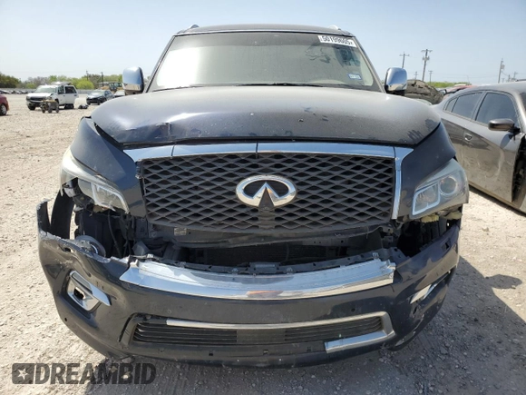 2016 Infiniti QX80 with VIN JN8AZ2NF8G9611892, listed as a Copart auction lot 50199605 with 174,437 mi miles and Clean title. Bid and sale history available at DreamBid. Image 5.