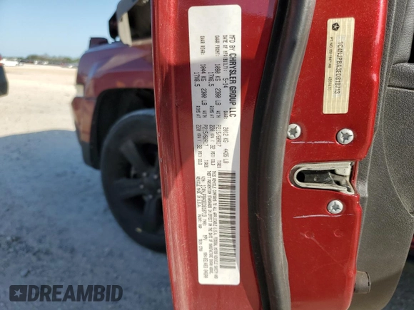 2014 Jeep Patriot Altitude with VIN 1C4NJPBA3ED818713, listed as a Copart auction lot 52256865 with 135,274 mi miles and Salvage title. Bid and sale history available at DreamBid. Image 16.