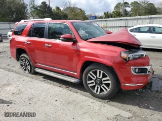 2019 Toyota 4Runner SR5 with VIN JTEZU5JR5K5206549, listed as a Copart auction lot 45499105 with 32,629 mi miles and Salvage Title. Bid and sale history available at carsss.com. Image 4.
