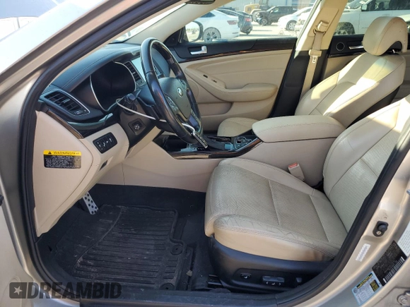 2015 Kia Cadenza Premium with VIN KNALN4D70F5170753, listed as a Copart auction lot 77714704 with 90,799 mi miles and Salvage Title. Bid and sale history available at carsss.com. Image 7.