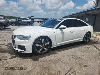 2021 Audi A6 Premium with VIN WAUK2AF2XMN036396, listed as a Copart auction lot 63091075 with 44,466 mi miles and Salvage title. Bid and sale history available at DreamBid. Image 1.
