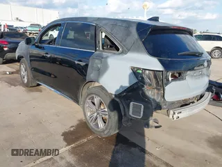 2019 Acura MDX with VIN 5J8YD4H33KL005886, listed as a IAAI auction lot 40896098 with 153,512 mi miles. Bid and sale history available at carsss.com. Image 3.