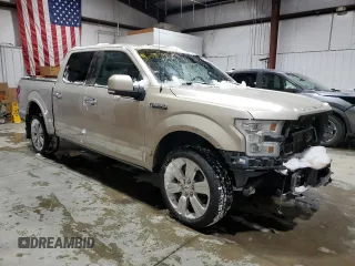 2017 Ford F-150 XL with VIN 1FTEW1EG1HFA53931, listed as a Copart auction lot 44561815 with 134,268 mi miles and Salvage Title. Bid and sale history available at carsss.com. Image 4.