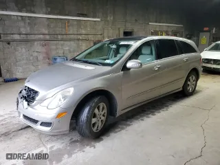 2007 Mercedes-Benz R-Class 3.5L with VIN 4JGCB65E77A055365, listed as a Copart auction lot 81073834 with 83,776 mi miles and Salvage Title. Bid and sale history available at carsss.com. Image 1.