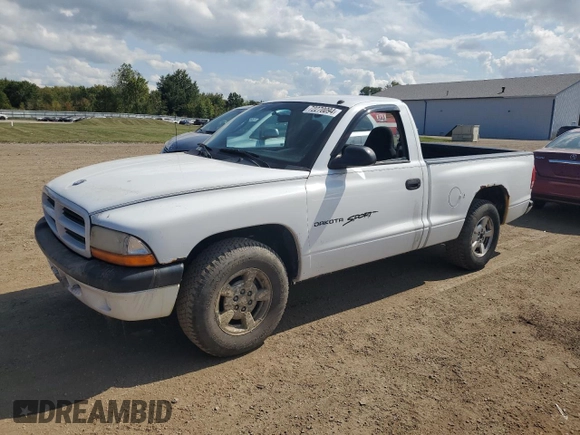 2001 Dodge Dakota with VIN 1B7FL26X91S132570, listed as a Copart auction lot 72270094 with 118,842 mi miles and Salvage Title. Bid and sale history available at carsss.com. Image 1.