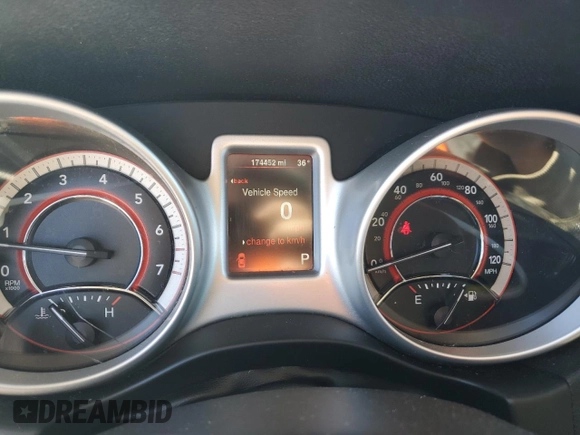 2014 Dodge Journey SXT z VIN 3C4PDCBG6ET238816, wystawiony jako Copart lot #45986675 z przebiegiem 174 452 mil mil oraz Szkoda całkowita • Salvage title. Historia ofert i sprzedaży dostępna na DreamBid. Obrazek 9.