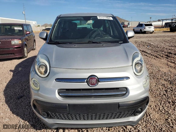 2019 FIAT 500L Pop with VIN ZFBNFAAHXKZ042353, listed as a Copart auction lot 77171484 with 78,373 mi miles and Salvage Title. Bid and sale history available at carsss.com. Image 5.