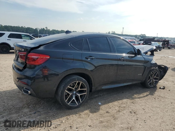 2015 BMW X6 xDrive35i with VIN 5UXKU2C58F0F94895, listed as a Copart auction lot 57175633 with 81,198 mi miles. Bid and sale history available at carsss.com. Image 3.