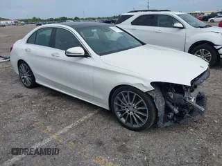 2016 Mercedes-Benz C C 300 with VIN 55SWF4JB5GU131922, listed as a IAAI auction lot 42014152 with 52,041 mi miles. Bid and sale history available at carsss.com. Image 1.