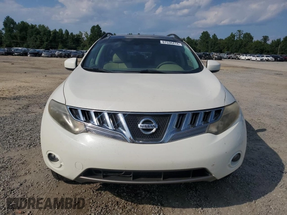 2009 Nissan Murano S with VIN JN8AZ18W79W118408, listed as a Copart auction lot 67536414 with 145,501 mi miles and Salvage Title. Bid and sale history available at DreamBid. Image 5.