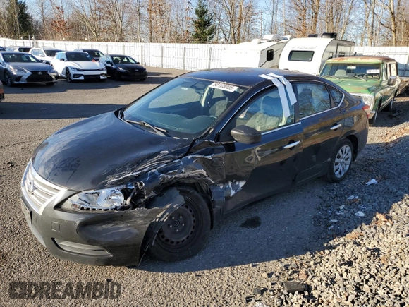 2013 Nissan Sentra z VIN 3N1AB7AC3DL659625, wystawiony jako Copart lot #88105005 z przebiegiem 166 912 mil mil oraz Szkoda całkowita • Salvage title. Historia ofert i sprzedaży dostępna na DreamBid. Obrazek 1.