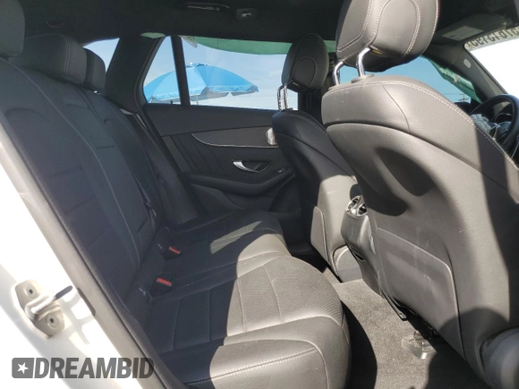 2020 Mercedes-Benz GLC 300 with VIN WDC0G8DB9LF737859, listed as a Copart auction lot 57615195 with 58,754 mi miles and Salvage title. Bid and sale history available at DreamBid. Image 11.