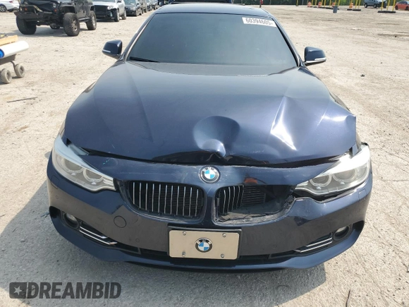 2015 BMW 4 Series 428i xDrive with VIN WBA3T1C55FP820640, listed as a Copart auction lot 60394605 with 111,288 mi miles and Salvage title. Bid and sale history available at DreamBid. Image 5.