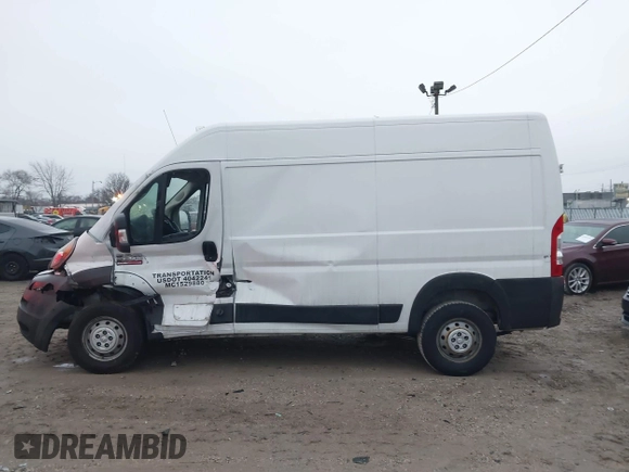 2019 Ram ProMaster Cargo with VIN 3C6TRVCG1KE526566, listed as a IAAI auction lot 41462260 with 192,275 mi miles and . Bid and sale history available at DreamBid. Image 14.