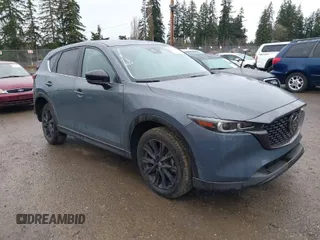 2023 Mazda CX-5 2.5 S Carbon Edition with VIN JM3KFBCM3P0133600, listed as a IAAI auction lot 41693803 with 42,323 mi miles. Bid and sale history available at carsss.com. Image 1.