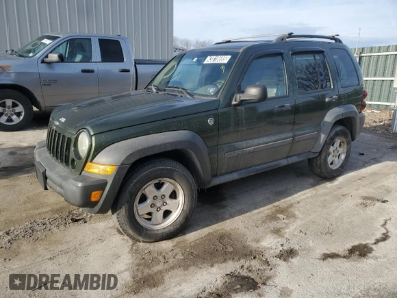 2006 Jeep Liberty Sport with VIN 1J4GL485X6W282158, listed as a Copart auction lot 43818695 with Not Provided miles and Clean Title. Bid and sale history available at carsss.com. Image 1.