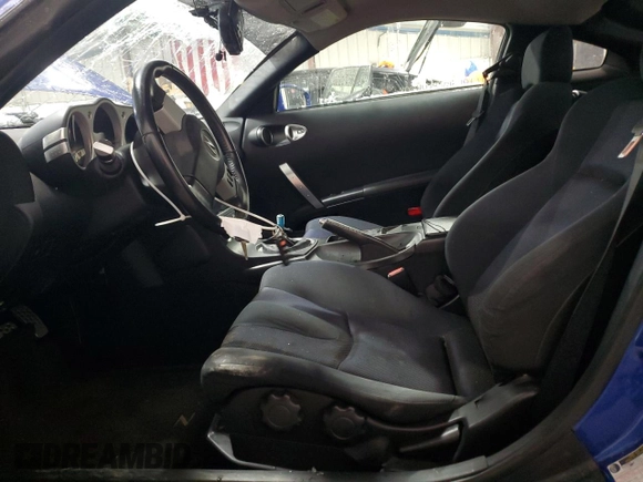 2005 Nissan 350Z Touring with VIN JN1AZ34D15M601512, listed as a Copart auction lot 41463465 with 75,105 mi miles and Salvage Title. Bid and sale history available at carsss.com. Image 7.