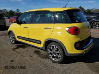 2014 FIAT 500L Trekking with VIN ZFBCFADH4EZ021618, listed as a Copart auction lot 41621115 with 130,143 mi miles and Salvage Title. Bid and sale history available at DreamBid. Image 2.