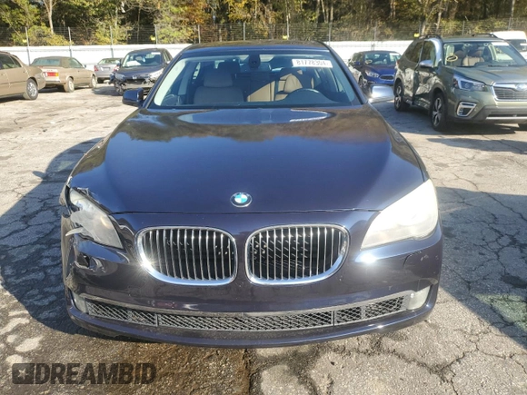 2011 BMW 7 Series 740i with VIN WBAKA4C51BC613053, listed as a Copart auction lot 81778304 with 92,634 mi miles and Salvage Title. Bid and sale history available at carsss.com. Image 5.