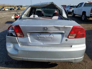 2002 Honda Civic LX with VIN 1HGES15522L074422, listed as a Copart auction lot 52536405 with Not Provided miles and Salvage Title. Bid and sale history available at DreamBid. Image 6.