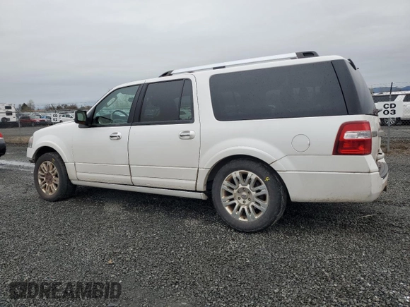 2011 Ford Expedition Max Limited with VIN 1FMJK2A55BEF36481, listed as a Copart auction lot 49547025 with 187,465 mi miles and Salvage title. Bid and sale history available at DreamBid. Image 2.