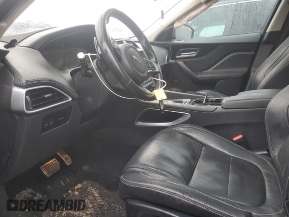 2017 Jaguar F-Pace 35t R-Sport with VIN SADCL2BV5HA490891, listed as a Copart auction lot 45609965 with 127,187 mi miles and Salvage title. Bid and sale history available at DreamBid. Image 7.