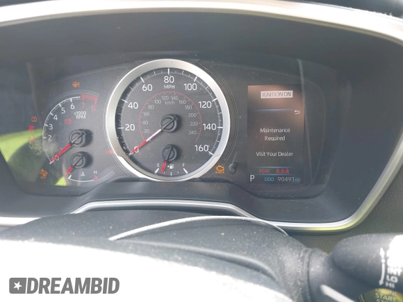 2019 Toyota Corolla Hatchback SE with VIN JTNK4RBE3K3061589, listed as a IAAI auction lot 42123273 with 90,491 mi miles. Bid and sale history available at carsss.com. Image 7.