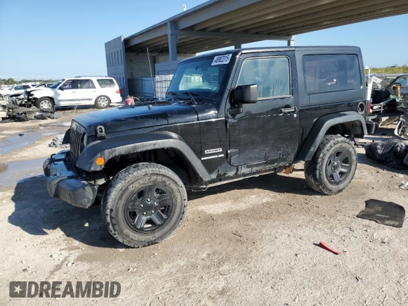2013 Jeep Wrangler Sport with VIN 1C4AJWAG0DL618634, listed as a Copart auction lot 48982315 with 251,955 mi miles and Clean Title. Bid and sale history available at carsss.com. Image 1.