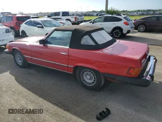 1983 Mercedes-Benz 380 with VIN WDBBA45A4DB023966, listed as a Copart auction lot 74597714 with 73,642 mi miles and Non Repairable. Bid and sale history available at carsss.com. Image 2.