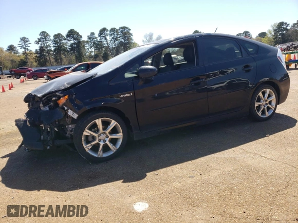 2013 Toyota Prius One with VIN JTDKN3DU7D1712126, listed as a Copart auction lot 49909615 with 0 mi miles and Salvage Title. Bid and sale history available at carsss.com. Image 1.