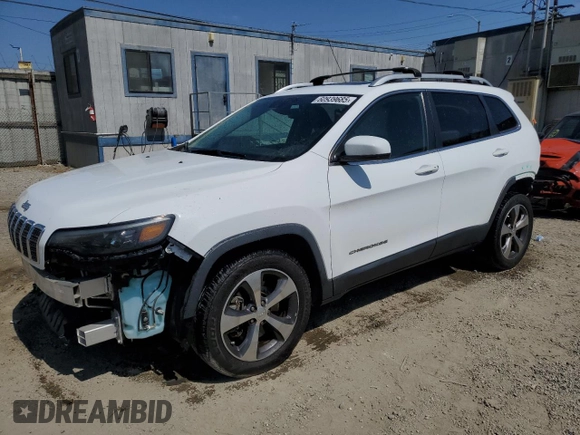 2020 Jeep Cherokee Limited with VIN 1C4PJLDX7LD521914, listed as a Copart auction lot 60939685 with 67,134 mi miles and Salvage title. Bid and sale history available at DreamBid. Image 1.