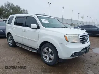 2014 Honda Pilot EX-L with VIN 5FNYF3H73EB024368, listed as a IAAI auction lot 41646002 with 157,336 mi miles and . Bid and sale history available at carsss.com. Image 1.