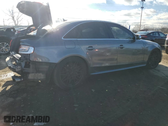 2013 Audi S4 Prestige with VIN WAUKGAFL6DA217710, listed as a Copart auction lot 82581114 with 101,776 mi miles and Clean Title. Bid and sale history available at carsss.com. Image 3.