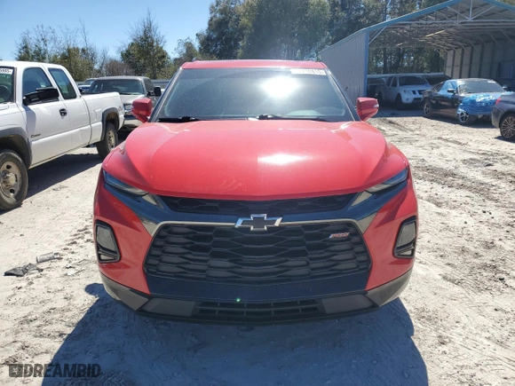2020 Chevrolet Blazer RS with VIN 3GNKBERS3LS574293, listed as a Copart auction lot 47738815 with NaN miles and Salvage Title. Bid and sale history available at carsss.com. Image 5.