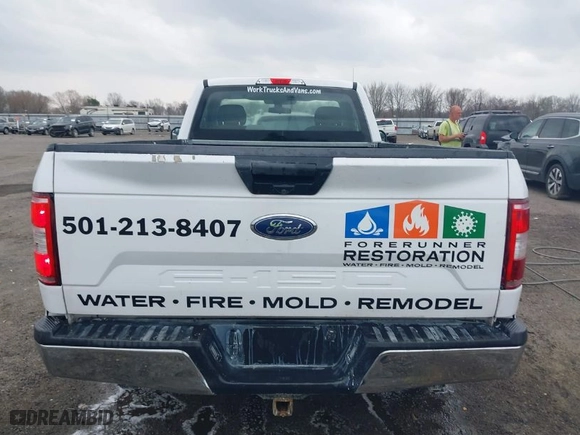 2019 Ford F-150 XL with VIN 1FTMF1C53KKD08509, listed as a IAAI auction lot 41742988 with 98,470 mi miles. Bid and sale history available at carsss.com. Image 16.
