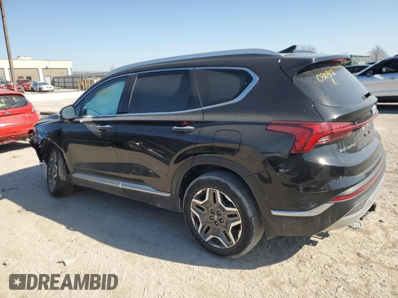 2022 Hyundai Santa Fe Hybrid SEL Premium with VIN KM8S3DA17NU030302, listed as a Copart auction lot 44356684 with 28,487 mi miles. Bid and sale history available at carsss.com. Image 2.