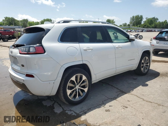 2019 Jeep Cherokee Overland with VIN 1C4PJMJN3KD123879, listed as a Copart auction lot 57650905 with 77,962 mi miles and Salvage title. Bid and sale history available at DreamBid. Image 3.